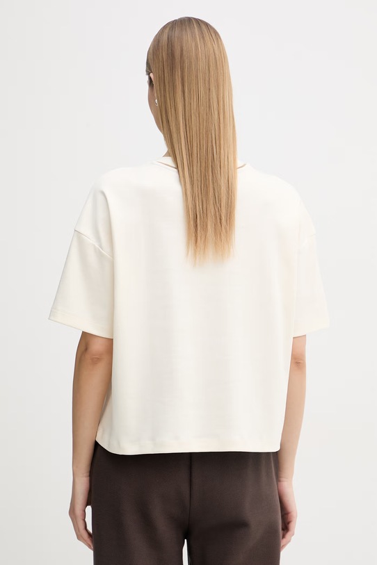 Odzież United Colors of Benetton t-shirt damski bawełniany 3WUPD10CI beżowy