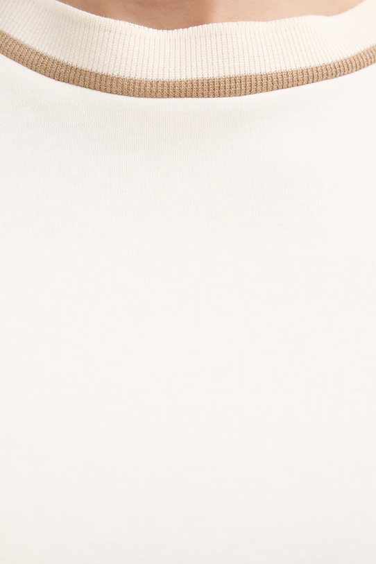 United Colors of Benetton t-shirt damski bawełniany 3WUPD10CI beżowy