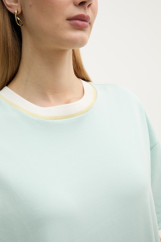 United Colors of Benetton t-shirt damski bawełniany 3WUPD10CI zielony