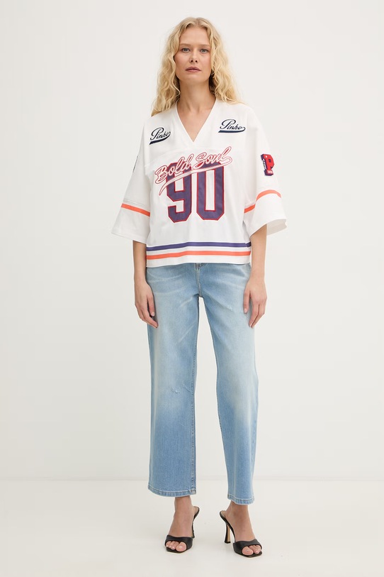 Pinko t-shirt Γυναικείο 106926.A3CC λευκό SS26