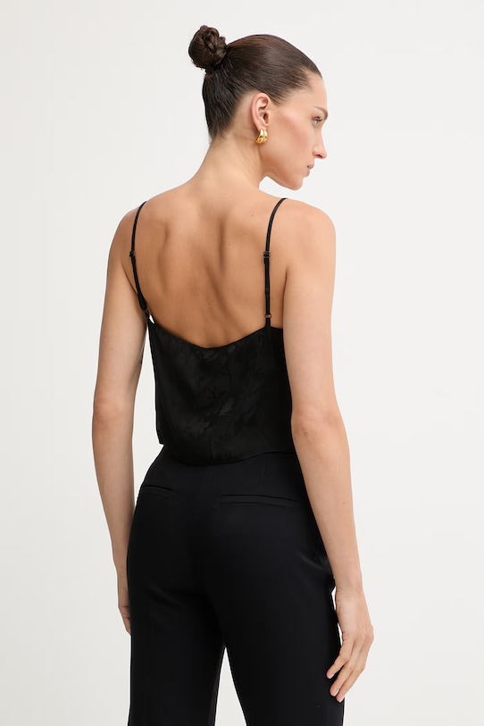 Oblečení Pinko halenka na ramínka dámská 106869.A3AN černá