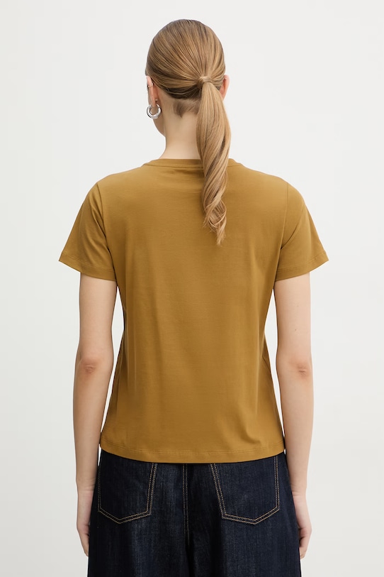 Odjeća Pinko majica za žene od pamuka 107094.A3C7 zelena