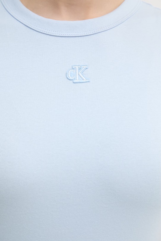 Calvin Klein Jeans top damski LV047B265G niebieski