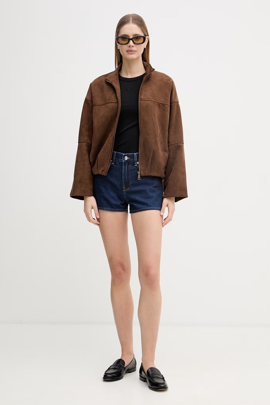 Calvin Klein Jeans top damski LV047B265G czarny SS26