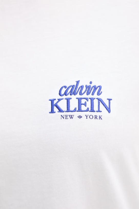 Calvin Klein Jeans t-shirt damski bawełniany LV047F801G biały