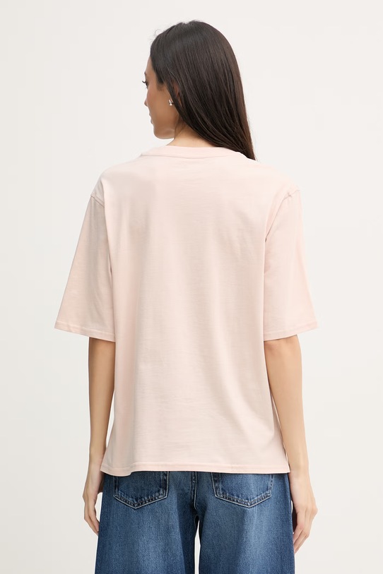 Ruházat Calvin Klein Jeans t-shirt női pamut LV047F804G rózsaszín