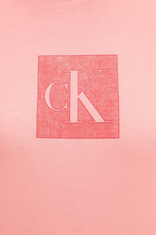 Calvin Klein Jeans t-shirt damski bawełniany LV047F819G różowy