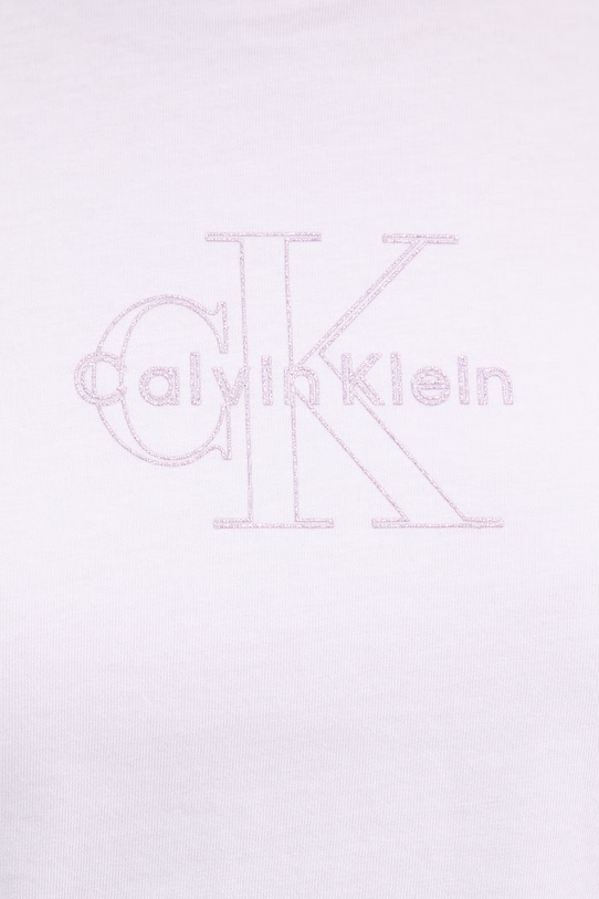 Calvin Klein Jeans t-shirt da donna in cotone LV047F831G violetto