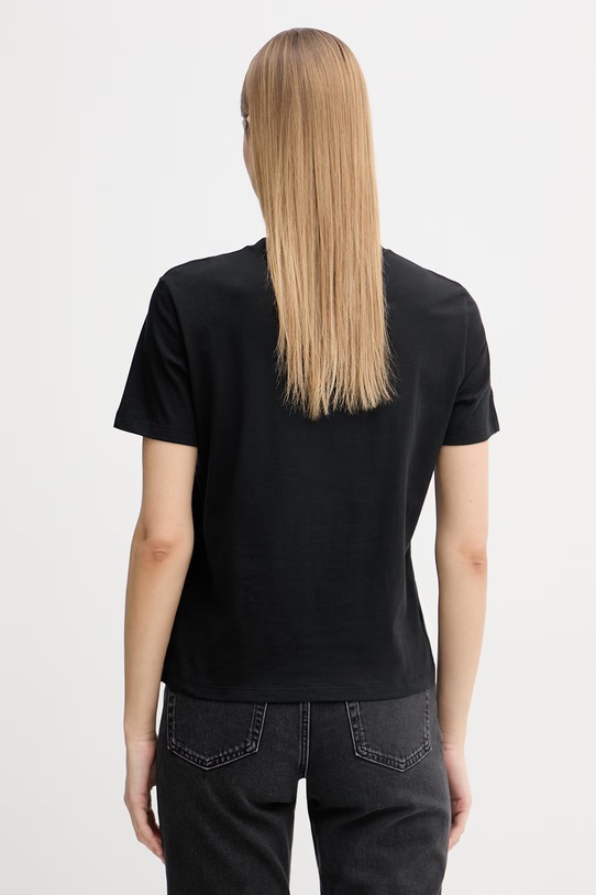 Odzież Calvin Klein Jeans t-shirt damski bawełniany LV047F831G czarny