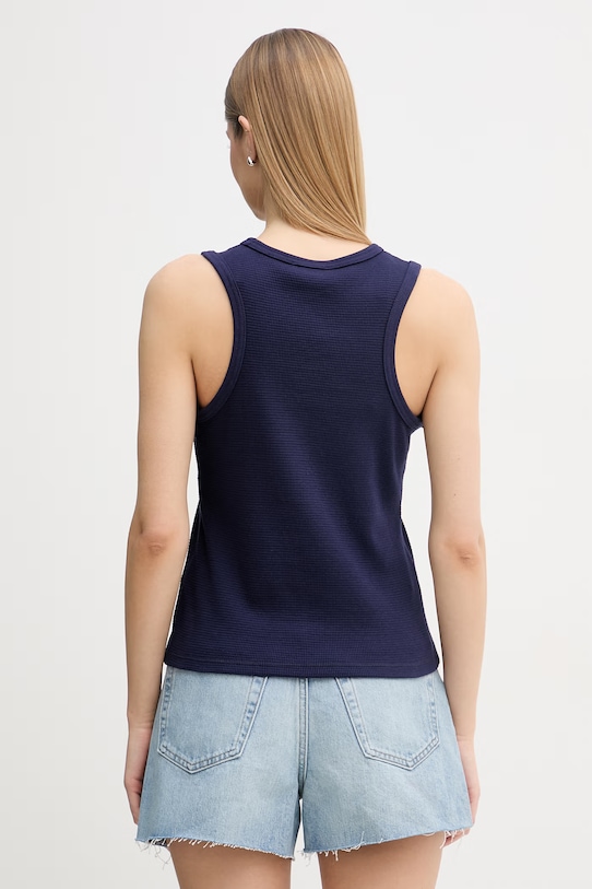 Odzież Calvin Klein Jeans top damski LV047F232G granatowy