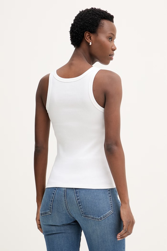 Odzież Calvin Klein Jeans top damski LV047F816G biały