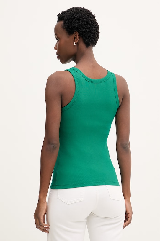 Oblečenie Calvin Klein Jeans top dámsky LV047F816G zelená