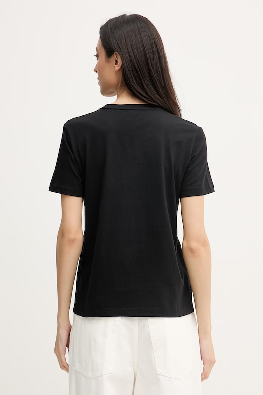 Oblečenie Calvin Klein Jeans tričko dámske bavlnené LV047F227G čierna