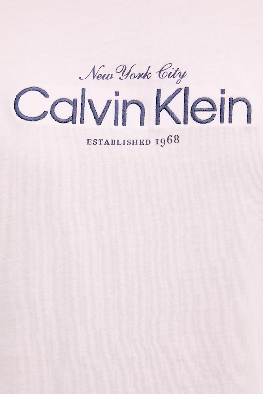 Calvin Klein Jeans t-shirt da donna in cotone LV047F810G rosa
