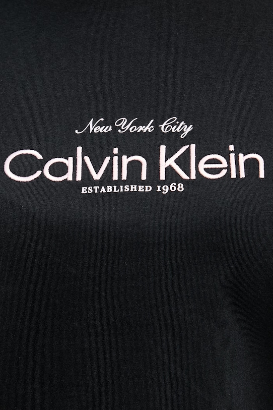 Calvin Klein Jeans kratka majica ženska bombažna LV047F810G črna