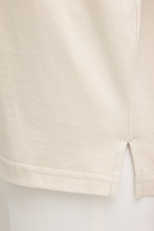 Calvin Klein Jeans T-shirt γυναικείο βαμβακερό LV047F812G μπεζ