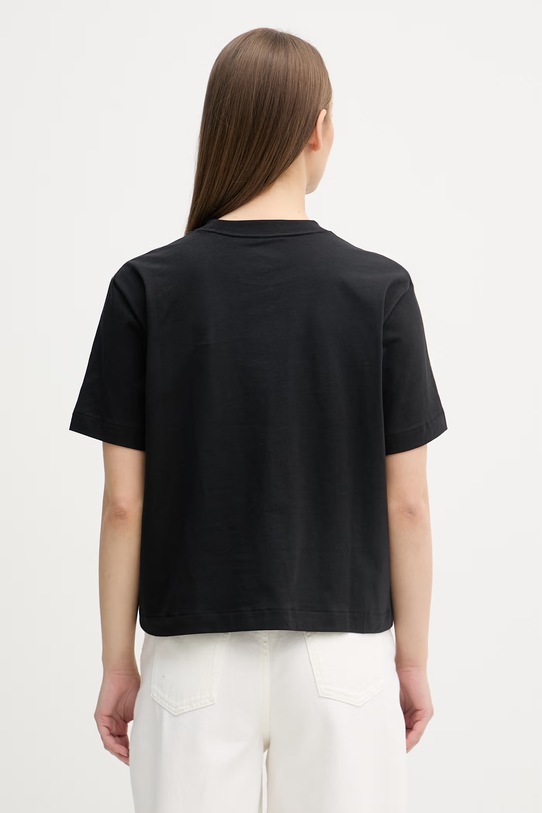 Oblečenie Calvin Klein Jeans tričko dámske bavlnené LV047F820G čierna