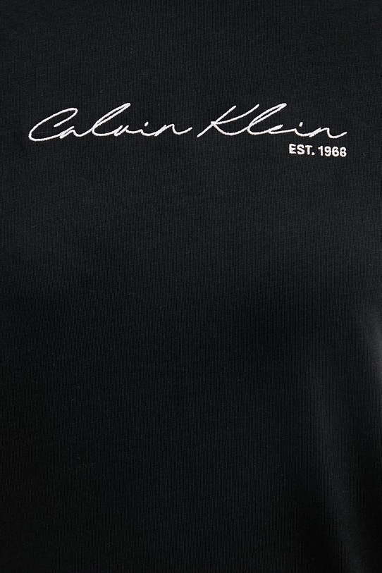 Calvin Klein Jeans tričko dámske bavlnené LV047F820G čierna