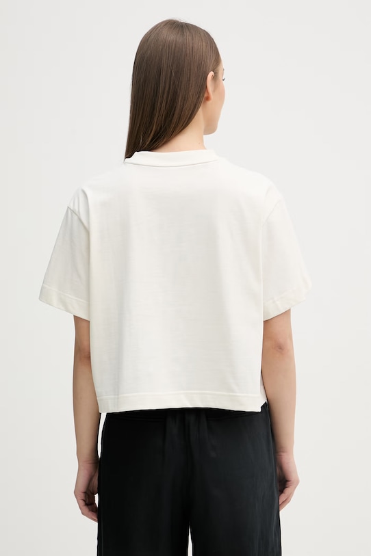 Oblečenie Calvin Klein Jeans tričko dámske bavlnené LV047F823G béžová