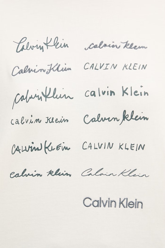 Calvin Klein Jeans tričko dámske bavlnené LV047F823G béžová