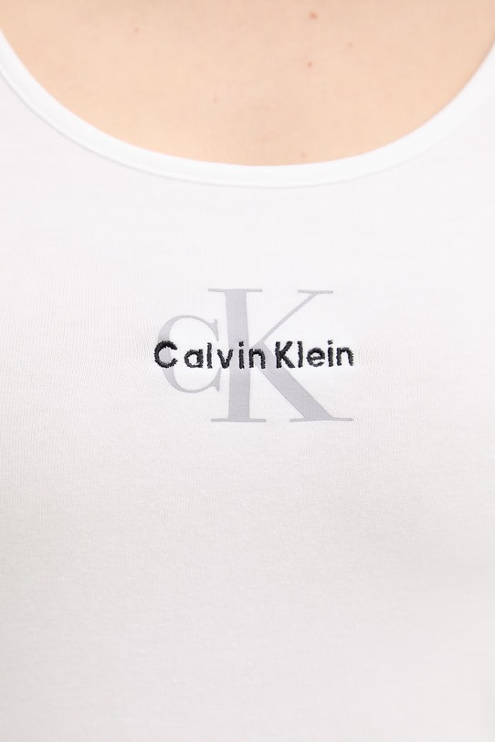 Calvin Klein Underwear top dámský bavlněný s elastanem LV00QS7603 bílá