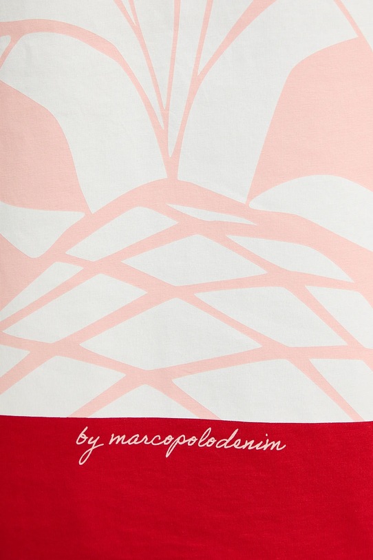 Marc O'Polo t-shirt bawełniany 5000008111 czerwony