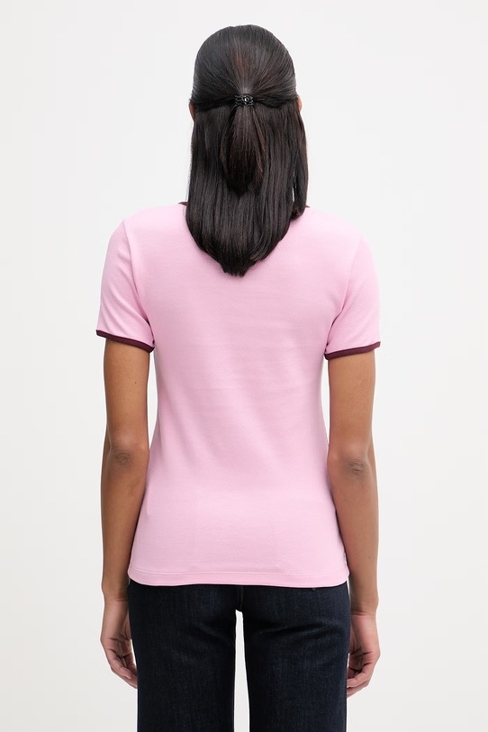 Odzież Marc O'Polo T-shirt damski bawełniany 5000009616 różowy