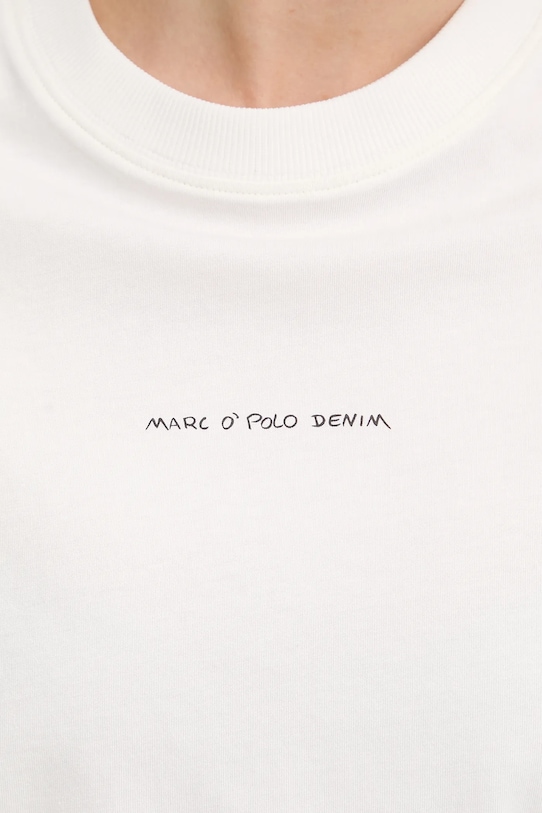 Памучна тениска Marc O'Polo бежов 5000010955