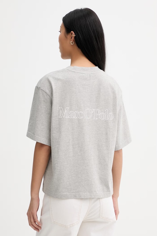Odzież Marc O'Polo T-shirt damski bawełniany 5000013296 szary