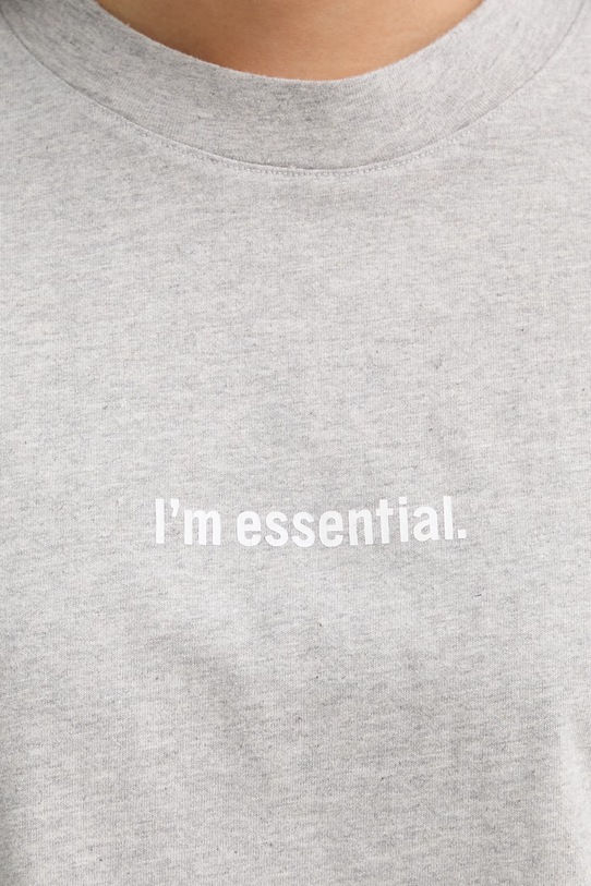 Marc O'Polo T-shirt damski bawełniany 5000013296 szary