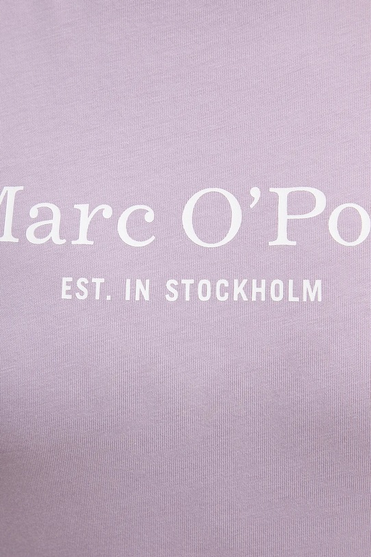 Marc O'Polo t-shirt bawełniany 5000013298 fioletowy