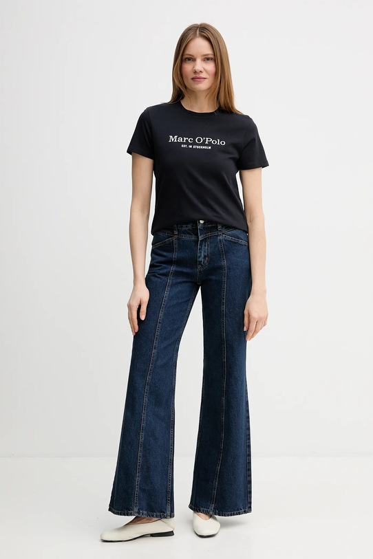 Marc O'Polo t-shirt bawełniany 5000013298 granatowy SS26