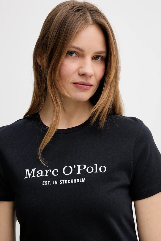 Marc O'Polo t-shirt bawełniany granatowy 5000013298