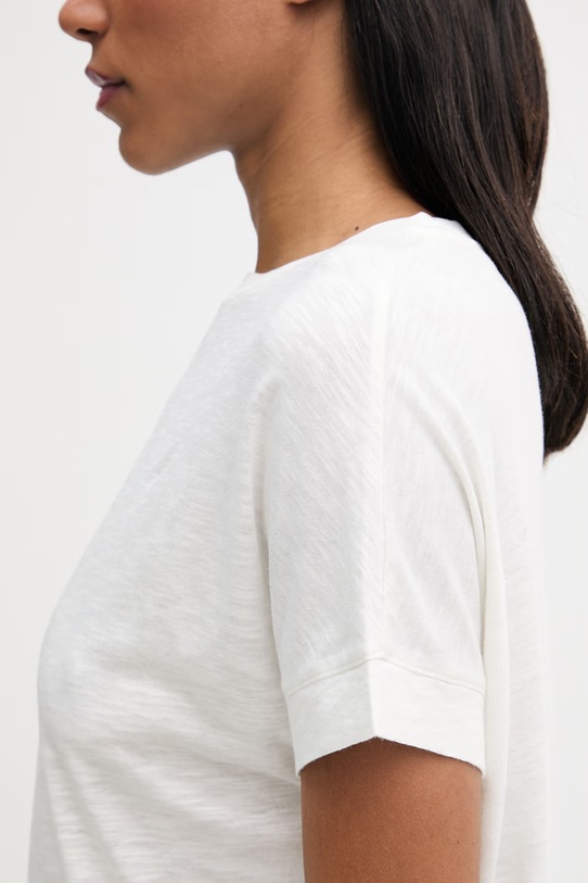 Marc O'Polo T-shirt damski z bawełną 5000013307 beżowy