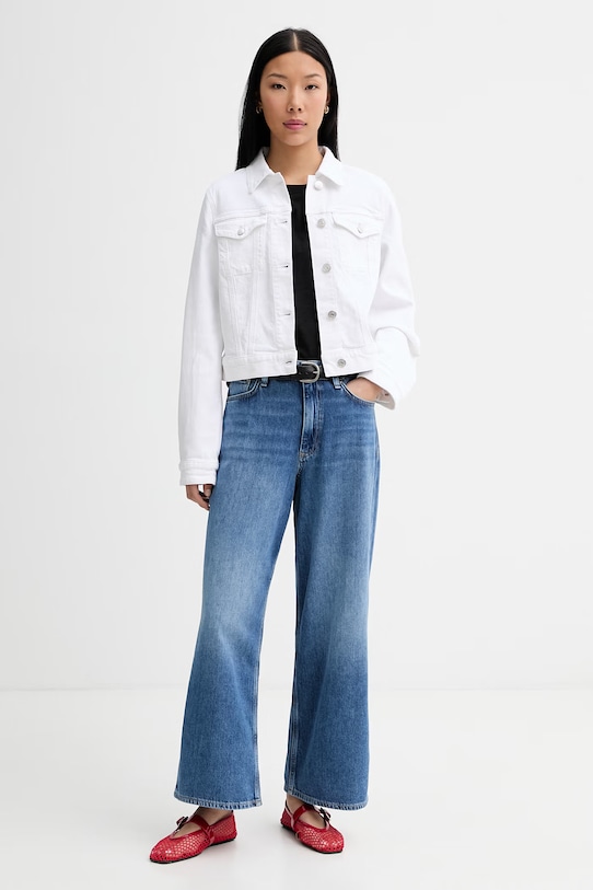 Marc O'Polo majica ženska s pamukom 5000013307 crna SS26