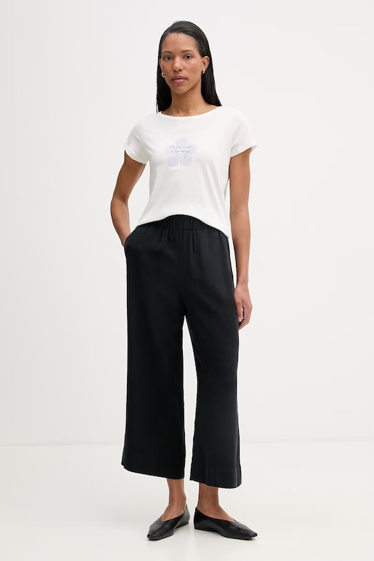 Marc O'Polo tričko dámské bavlněné 5000013309 béžová SS26