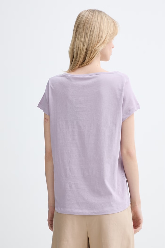 Odjeća Marc O'Polo majica za žene od pamuka 5000013309 ljubičasta
