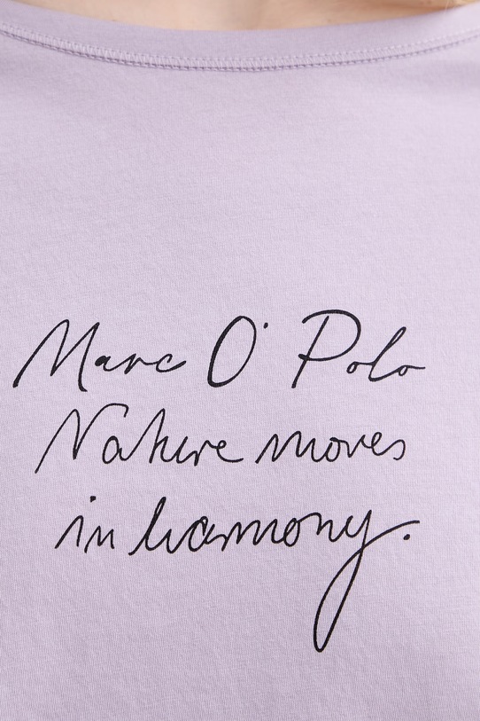 Marc O'Polo majica za žene od pamuka 5000013309 ljubičasta