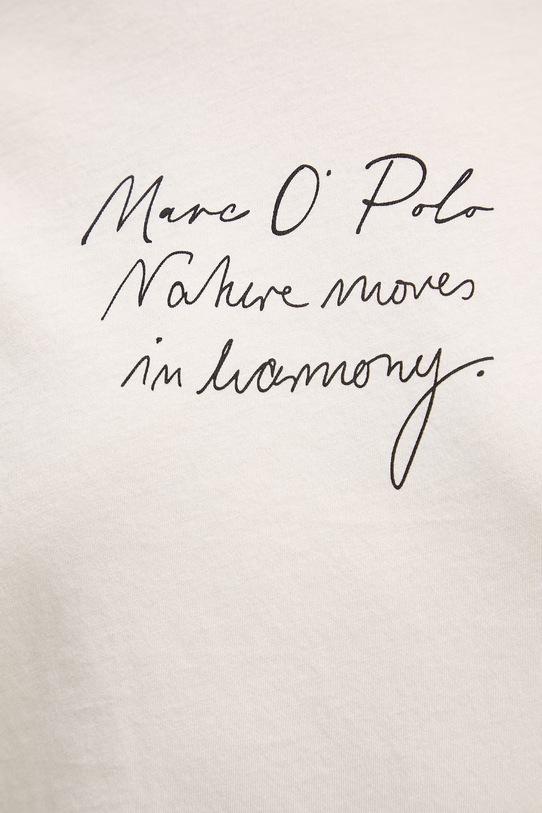 Marc O'Polo T-shirt damski bawełniany 5000013309 beżowy