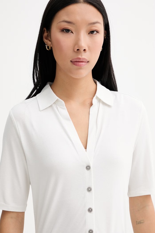 Marc O'Polo košile dámská s viskózou béžová 5000013317