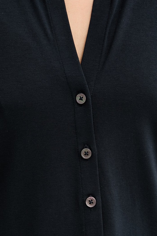 Marc O'Polo koszula damska z wiskozy 5000013317 granatowy