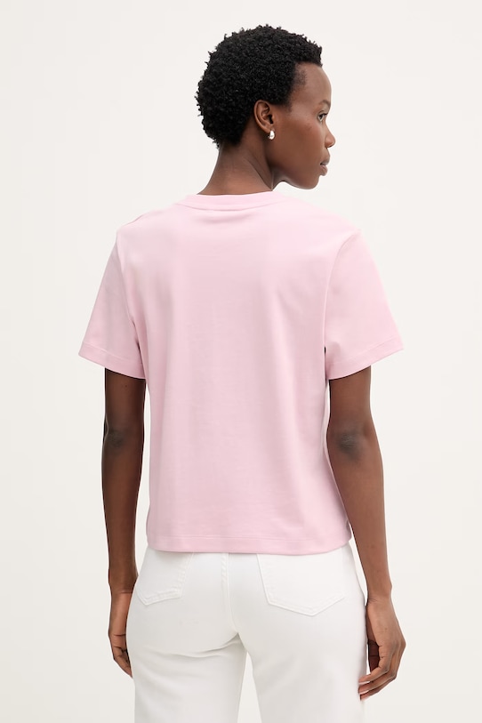 Odzież Tommy Hilfiger t-shirt damski bawełniany SUMMER WW0WW48707 różowy