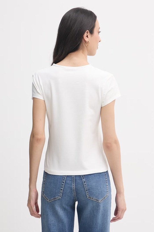 Odzież Tommy Hilfiger T-shirt damski SUMMER WW0WW48710 beżowy