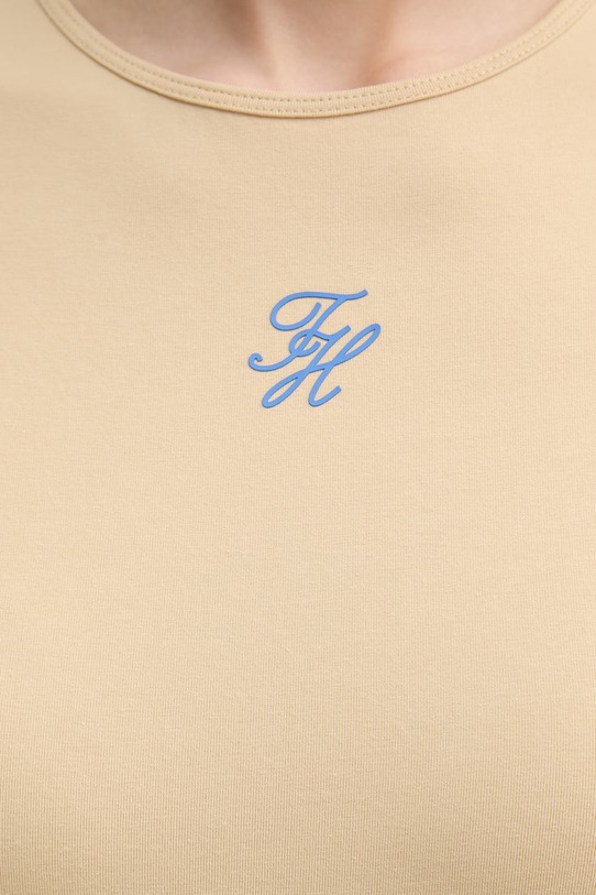 Tommy Hilfiger kratka majica ženska SUMMER WW0WW48710 bež