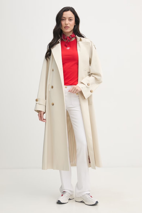 Tommy Hilfiger t-shirt Γυναικείο SUMMER WW0WW48710 κόκκινο SS26