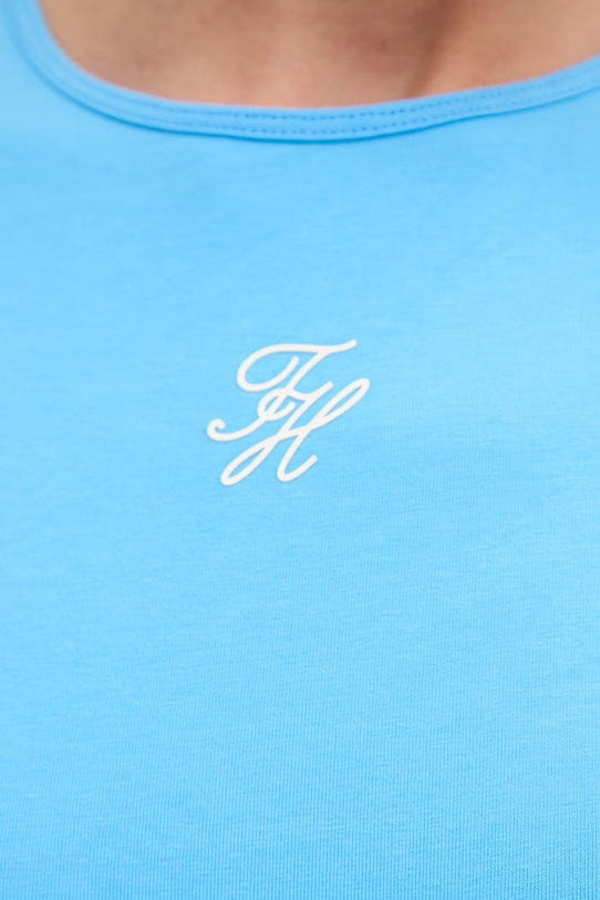 Tommy Hilfiger t-shirt damski SUMMER WW0WW48710 niebieski