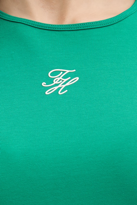 Tommy Hilfiger T-shirt damski SUMMER WW0WW48710 zielony