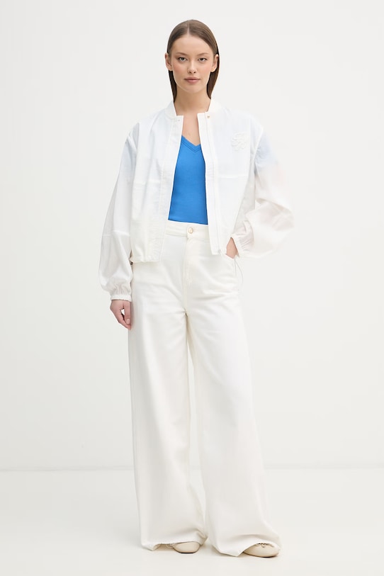 Tommy Hilfiger majica ženska od pamuka WW0WW40584. plava SS26