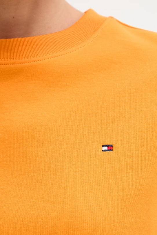 Tommy Hilfiger t-shirt damski bawełniany WW0WW49646 pomarańczowy