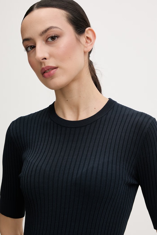 Fusalp t-shirt basic damski z wiskozą JADOU granatowy H1112